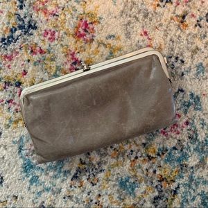 Hobo Lauren grey wallet clutch USED